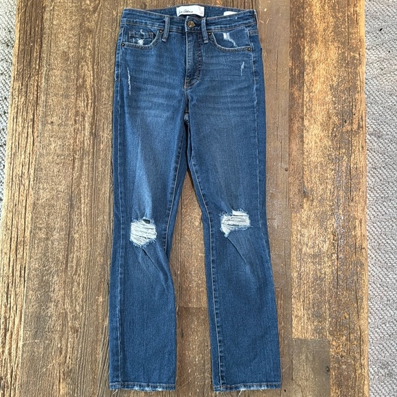 Sam Edelman High Rise Slim Straight Jeans - Picture 5 of 13